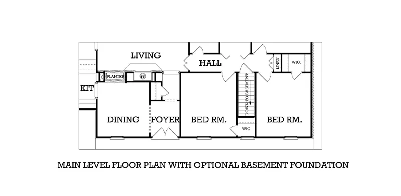 Optional Basement stair location